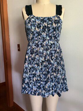 kimchi blue marcella embroidered tie back babydoll mini dress Kimchi Blue Marcella Embroidered Tie-Back Babydoll Mini Dress